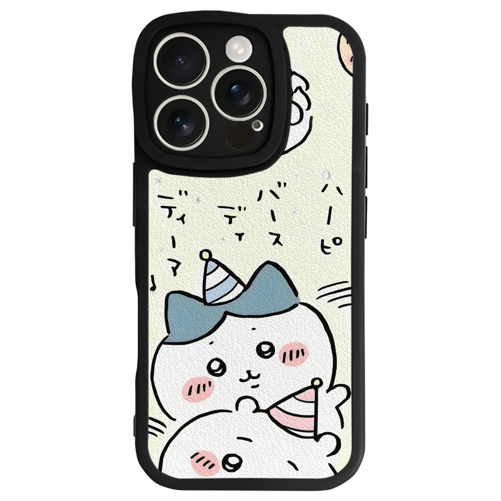 （画像用） ちいかわ Chii-kawa 【iPhone 16シリーズ対応】シリコンスマホケース（レザー調） 材質：シリコン